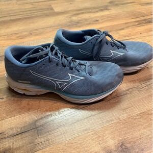 Mizuno Wave Rider 26 Running Shoes Blue Sky Horizon Gold Womens 11 Walking